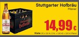 Pilsner im Angebot bei RAN in Heidenheim Pilsner Angebote von Stuttgarter Hofbräu bei RAN Heidenheim für 14,99 €