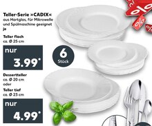 Teller-Serie »CADIX« bei Kaufland in Leipzig Teller-Serie »CADIX« im Angebot bei Kaufland Leipzig für 3,99 €