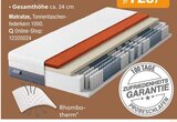 Matratze im Angebot bei Opti-Wohnwelt in Saarlouis Matratze Angebote von Rhombo-therm bei Opti-Wohnwelt Saarlouis für 729,00 €