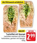 Aktuelles Lachsfilet mit Spargel Angebot bei E center in Darmstadt ab 2,99 €