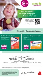 Aktueller mea - meine apotheke Apotheken Prospekt in Vilshofen und Umgebung, "Unsere Dezember-Angebote" mit 4 Seiten, 01.12.2025 - 31.12.2025