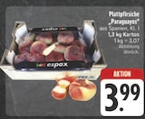 Plattpfirsiche Paraguayos bei EDEKA im Weißenburg Prospekt für 3,99 €