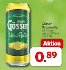 Naturradler im Angebot bei Markant Nordwest in Wunstorf Naturradler Angebote von Gösser bei Markant Nordwest Wunstorf für 0,89 €