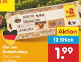 Eier aus Bodenhaltung für 1,99 € bei Netto Marken-Discount im Angebot Eier aus Bodenhaltung im aktuellen Netto Marken-Discount Prospekt