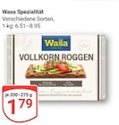 Spezialität im Angebot bei GLOBUS in Braunschweig Spezialität Angebote von Wasa bei GLOBUS Braunschweig für 1,79 €