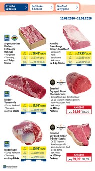 Steak im METRO Prospekt "Wochenangebote Getränke & Snacks" mit 50 Seiten (Halle (Saale))