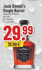 Single Barrel Tennessee Whiskey im Angebot bei Trinkgut in Wolfenbüttel Single Barrel Tennessee Whiskey Angebote von Jack Daniel's bei Trinkgut Wolfenbüttel für 29,99 €