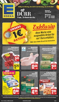 EDEKA Prospekt Grünsfeld "Wir lieben Lebensmittel!" mit 26 Seiten