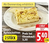 Oma's Apfelschnitten im Angebot bei EDEKA in Saarlouis Oma's Apfelschnitten Angebote bei EDEKA Saarlouis für 5,40 €