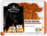 Puten-Oberkeule-Spieß Angebote von Butcher's Barbecue bei REWE Laatzen für 12,90 €