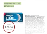 Hoggar Night 25 mg im LINDA Prospekt Hoggar Night 25 mg von im aktuellen LINDA Prospekt für 16,66 €