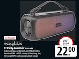 BT Party-Boombox SPBB316BK im Angebot bei famila Nordost in Kiel BT Party-Boombox SPBB316BK Angebote von nedis bei famila Nordost Kiel für 22,00 €