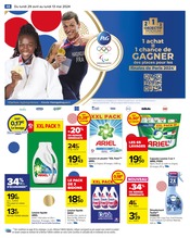 Promo Lessive Capsules dans le catalogue Carrefour du moment à la page 52