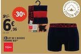 Lot de 3 boxers homme bio - TISSAIA à 6,96 € dans le catalogue E.Leclerc