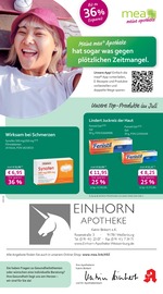 mea - meine apotheke Apotheken Prospekt der aktuellen Woche mit 4 Seiten, gültig von 01.07.2026 bis 31.07.2026, in Weißenburg und Umgebung Aktueller mea - meine apotheke Apotheken Prospekt in Weißenburg und Umgebung, "Unsere Juli-Angebote" mit 4 Seiten, 01.07.2026 - 31.07.2026