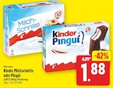 Kinder Milchschnitte von Ferrero für 1,88 € bei E center im Angebot Kinder Milchschnitte von Ferrero im aktuellen E center Prospekt