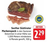 Südtiroler Markenspeck im Angebot bei EDEKA in Saarbrücken Südtiroler Markenspeck Angebote von Senfter bei EDEKA Saarbrücken für 2,29 €