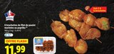 6 brochettes de filet de poulet marinées au paprika - L'Etal du Volailler en promo chez Lidl Antony à 11,99 €