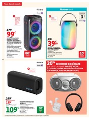 Promos Casque Audio dans le catalogue "TOUS DANS LE MATCH" de Auchan Hypermarché Casque Audio en promo dans le catalogue Auchan Hypermarché à la page 12