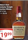 Aktuelles Kentucky Straight Bourbon Whisky Angebot bei GLOBUS in Duisburg ab 19,99 €
