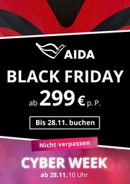 Reise Prospekt von AIDA Brake AIDA Prospekt: "Aktuelle Angebote", 1 Seite, 24.11.2022 - 28.11.2022