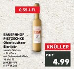 Oberlausitzer Eierlikör Angebote von Bauernhof Pietzschke bei Kaufland Görlitz für 4,99 €