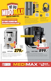 Kaffeevollautomat im MEDIMAX Prospekt in Potsdam Aktueller MEDIMAX Prospekt mit Kaffeevollautomat, "ZEIT FÜR NEUES!", Seite 8