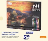 Crayons de couleur dans un coffret - CRAFT à 5,99 € dans le catalogue Action