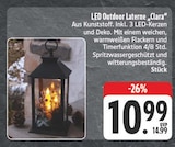 LED Outdoor Laterne „Clara“ im Angebot bei EDEKA in Görlitz LED Outdoor Laterne „Clara“ Angebote bei EDEKA Görlitz für 10,99 €