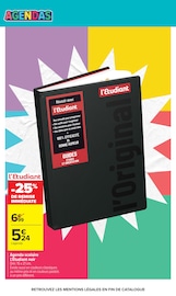 Promos Agenda dans le catalogue "L'ÉTÉ EN MAILLOT, LA RENTRÉE EN GRANDS CARREAUX." de Carrefour Agenda en promo dans le catalogue Carrefour à la page 10