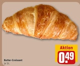 Butter-Croissant im Angebot bei REWE in Velbert Butter-Croissant Angebote bei REWE Velbert für 0,49 €