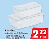 Schuhbox bei Mäc-Geiz im Döbeln Prospekt für 2,22 €