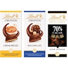 SUR TOUTES LES TABLETTES DE CHOCOLAT - LINDT EXCELLENCE, AUTHENTIQUE, CREATION, LINDOR en promo chez Carrefour Market Saint-Quentin