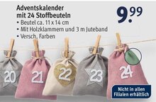 von IDEENWELT Adventskalender mit 24 Stoffbeuteln von IDEENWELT