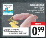 Aktuelles Hähnchenbrustfilet Angebot bei EDEKA in Würzburg ab 0,99 €