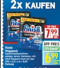 Finish Megapack Ultra Maxipack Fresh 46 Caps bei EDEKA im Borgsdorf Prospekt für 6,99 €