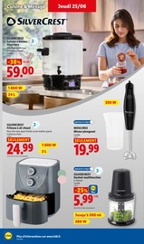 Promos Friteuse dans le catalogue "SUPPORTEZ LES BLEUS !" de Lidl Friteuse en promo dans le catalogue Lidl à la page 34