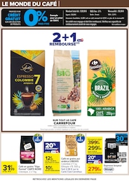 Prix et réduction Café Arabica dans le prospectus Carrefour en cours Offre Café Arabica dans le catalogue Carrefour du moment à la page 37