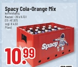 Cola-Orange Mix im Angebot bei Trinkgut in Essen Cola-Orange Mix Angebote von Spacy bei Trinkgut Essen für 10,99 €