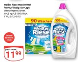 Waschmittel Pulver Angebote von Weißer Riese bei GLOBUS Erlangen für 11,99 €