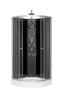 Cabine de douche hydromassante "black & dark" - 85 x 85 cm en promo chez Brico Dépôt Antibes à 219,00 €