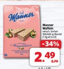 Waffeln Angebote von Manner bei Markant Nordwest Osnabrück für 2,49 €