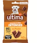 Snacks mini bouchees pour petit chien - ULTIMA en promo chez Super U Levallois-Perret à 1,20 €
