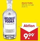 Vodka Angebote von Absolut bei Netto Marken-Discount Saarbrücken für 9,99 €