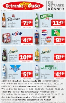 Getränke Oase Prospekt Aktuelle Angebote mit 1 Seite