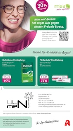 Aktueller mea - meine apotheke Apotheken Prospekt in Undenheim und Umgebung, "Unsere August-Angebote" mit 4 Seiten, 01.08.2025 - 31.08.2025