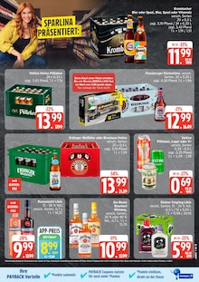 Krombacher im EDEKA Prospekt "Top Angebote" mit 29 Seiten (Lübeck)