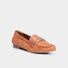 Mocassins plats suède marron femme à 25,99 € dans le catalogue La Halle