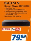 expert Chemnitz - Blu-ray Player BDP-S1700 Angebot im Prospekt Blu-ray Player BDP-S1700 bei expert im Chemnitz Prospekt für 79,99 €