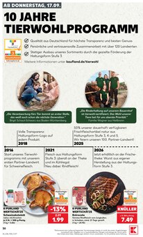 Rindfleisch im Kaufland Prospekt "Hier bin ich richtig" mit 66 Seiten (Reutlingen)